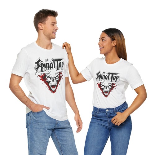 T-shirt Spinal Tap Skull, Artie Fufkin Dubly metallo pesante retrò - Foto 4 di 11