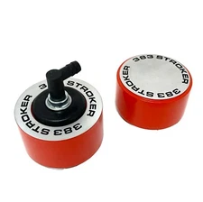 Orange 383 Stroker Valve Cover Breather & PCV Set - Ansen USA Exclusive, NEW!