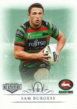 2018 SOUTH SYDNEY RABBITOHS NRL Card SAM BURGESS Elite
