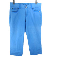 Bandolino Maureen Blue size 8 Capri Pants Comfort Stretch Waistband 33x23