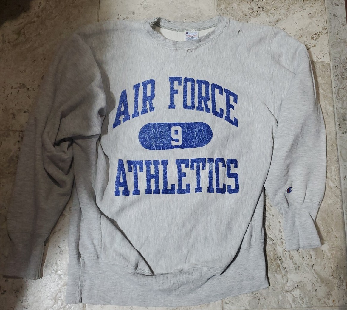 RARE VINTAGE 80'S CHAMPION AIR FORCE REVERSE WEAVE RARE VINTAGE 80'S CHAMPION AIR FORCE REVERSE WEAVE