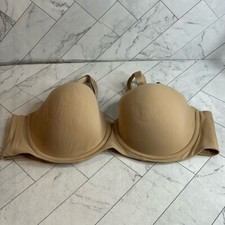 NWOT Cacique Lane Bryant Womans Bra Nude Lightly Lined Multiway UNDERWIRE 44C