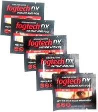 MotoSolutions FOGTECH DX Anti-Fog Wipes - Pack of 5