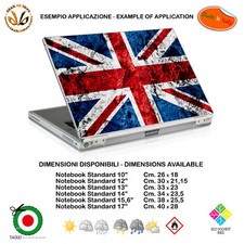 Union jack flag sticker notebook tablet English flag print pvc 1pc