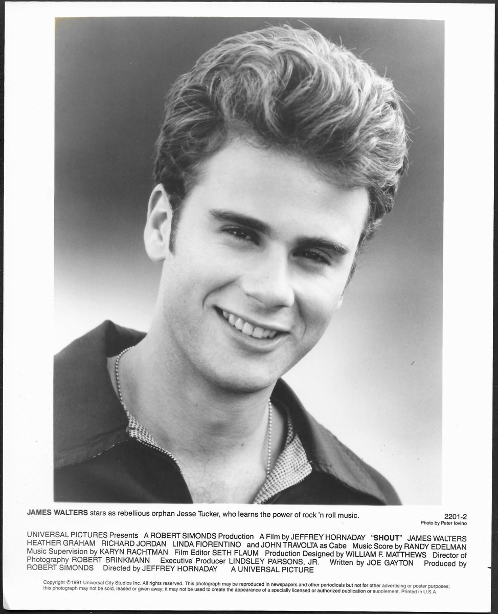Jamie Walters Shout Original 1991 Promo Portrait Photo Beverly