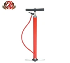 ALTA Hand Air Pump Foot Bicycle Bike Tire Basketball Football Soccer Pool Red.