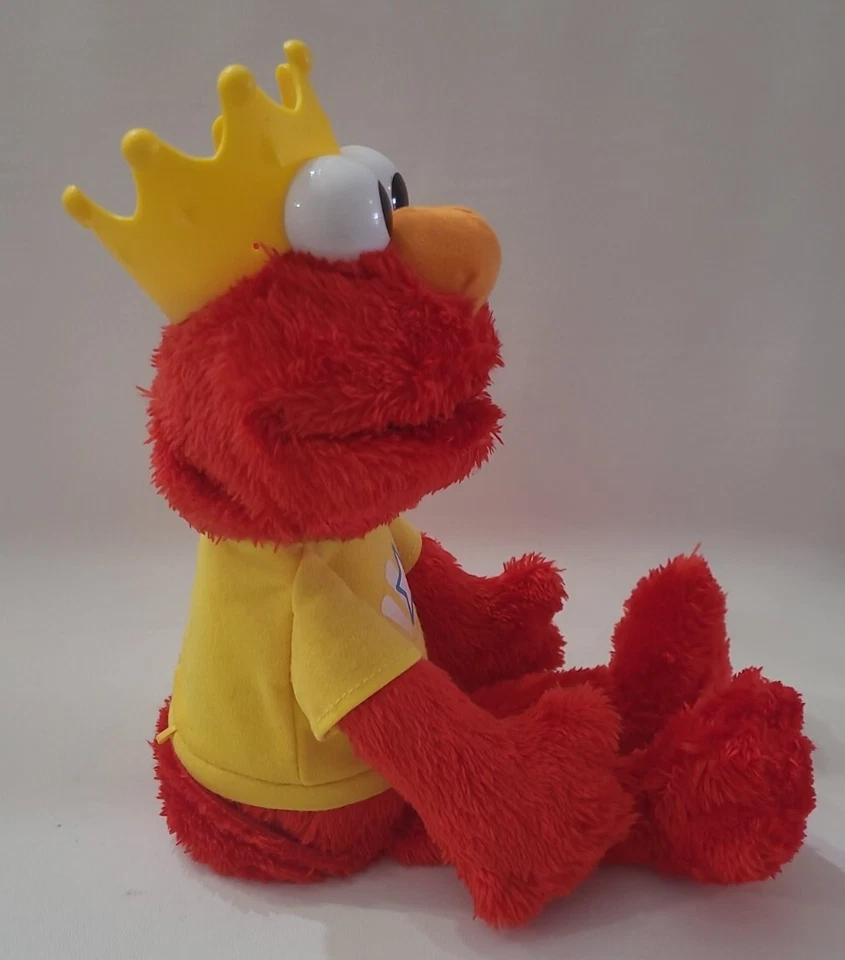 Sesame Street Elmo. Musical Let's Imagine Animated Plush Playskool Missing Hats - Image 3 of 4