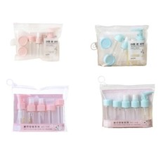 7/9x/Set Refillable Cosmetic Bottles Small Bottles Leak Proof Travel Bottles Set