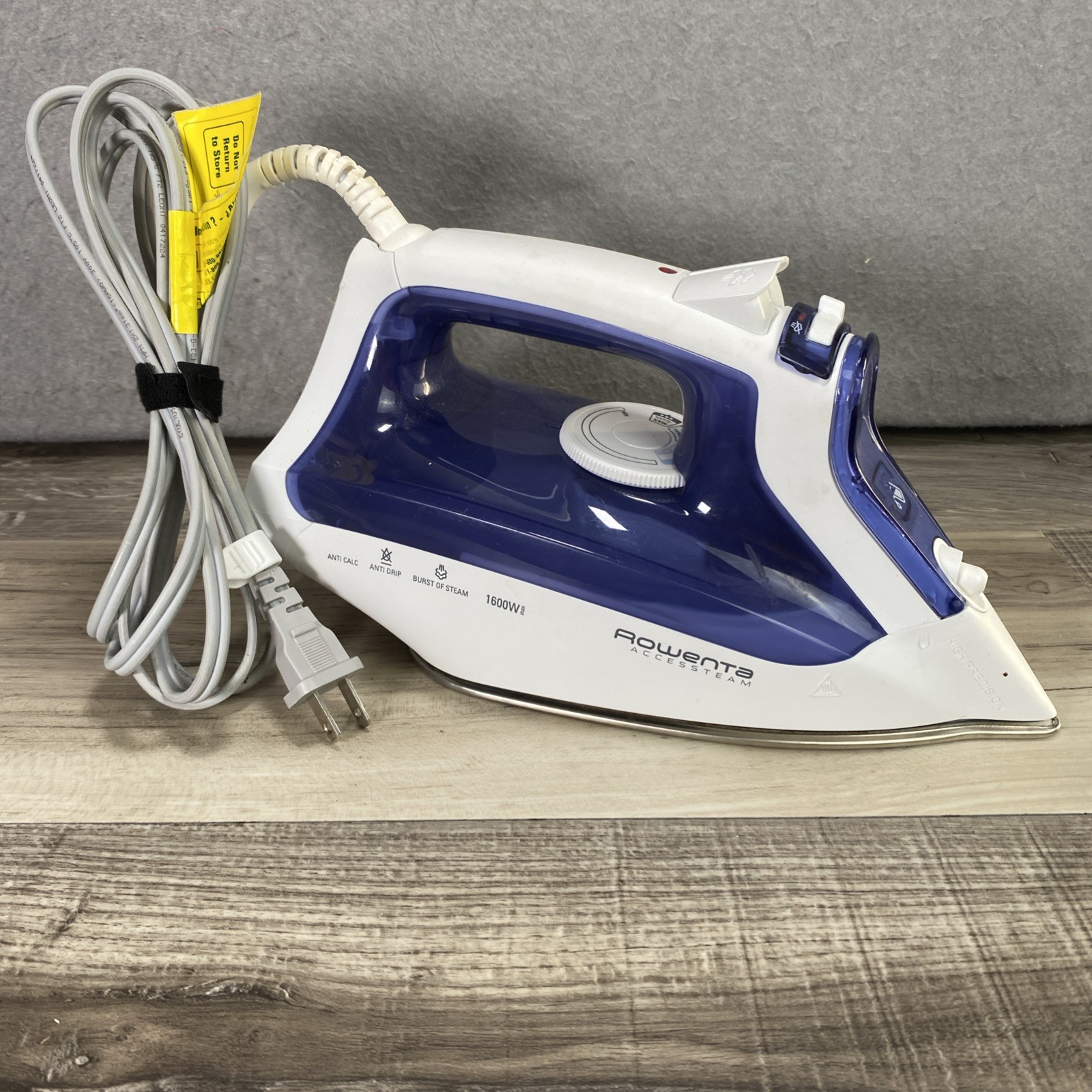 1600w Steam Anti Drip Steam Burst W/ Swivel Cord