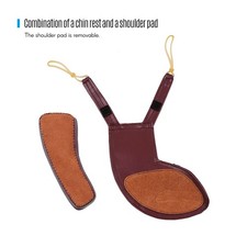 Sheepskin Pad Violin Accessories Shoulder And Chin Rest Cushion For 3/4 4/4