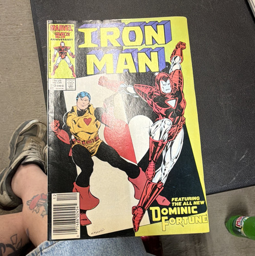 Marvel Comics Iron Man #213 (1987) Dominic Fortune "Fortune's Child"