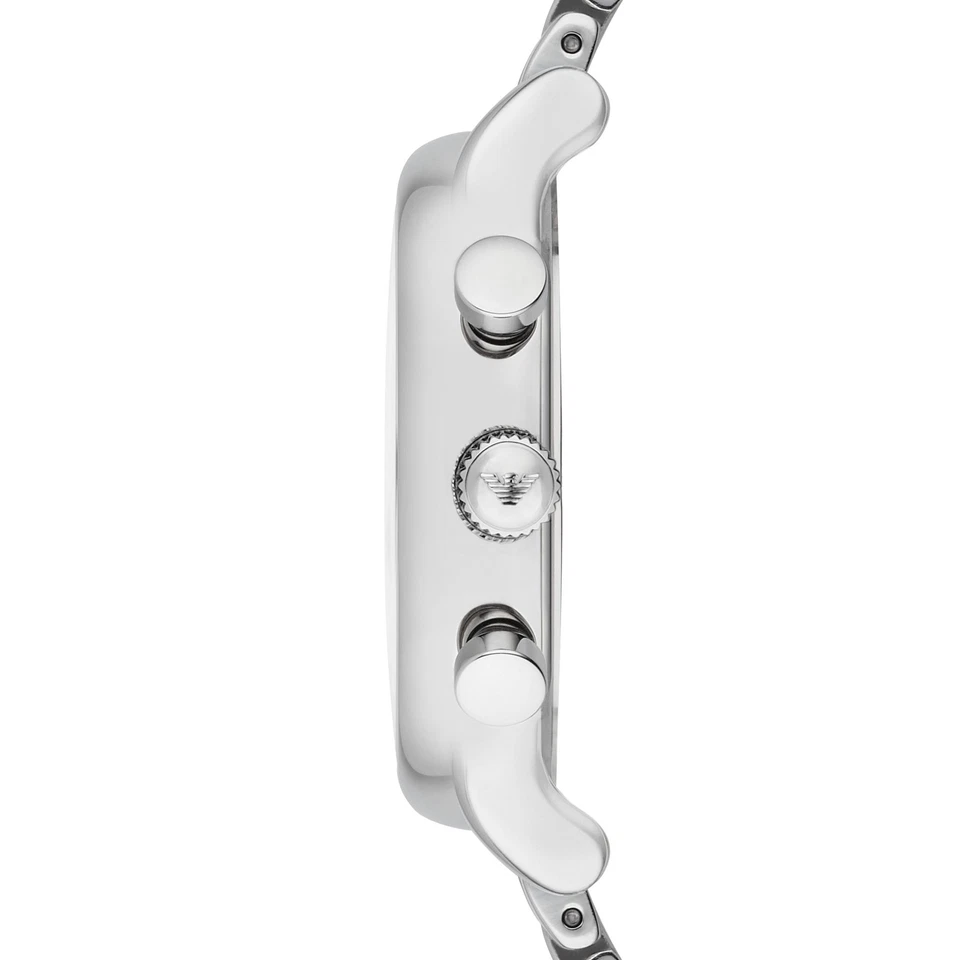 Orologio Uomo EMPORIO ARMANI LUIGI AR1853 Chrono Bracciale Acciaio Nero - Immagine 2 di 3