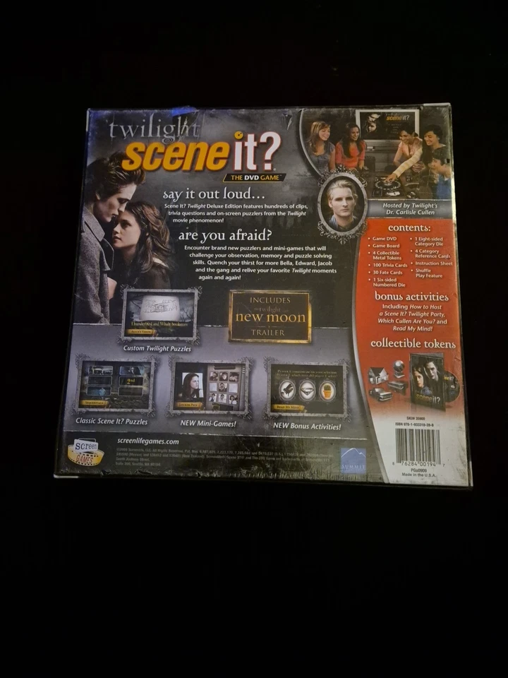 Twilight Scene It? Deluxe Edition DVD Movie Board Game - Image 2 of 3