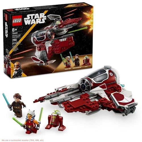 LEGO Star Wars The Clone Wars Ahsoka's Jedi Interceptor Spaceship Building To...