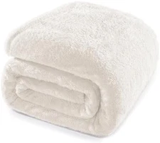 Queen Size Fleece Blanket 90x90 Inch 300GSM