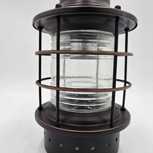 NEW IN BOX Vaxcel OW37051BBZ Hyannis Wall Light | Bronze Nautical Lantern Sconce - Picture 4 of 11