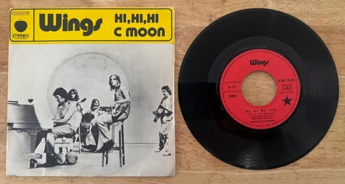 45 7" FRENCH SP THE BEATLES PAUL MCCARTNEY WINGS HI HI HI