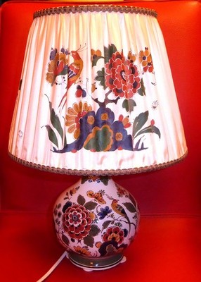 !!!! ROYAL DELFT DE PORCELEYNE FLES SCHÖNE LAMPE KERAMIK HOLLAND !!!
