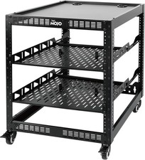12U Open Frame Network Rack with Casters