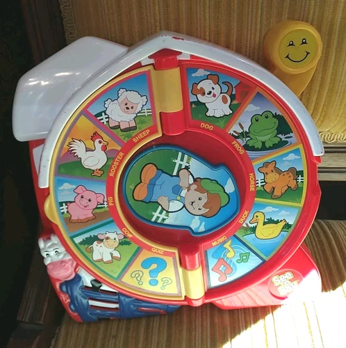 Mattel See And Say The Farmer Says Sound Toy Red See 'N Say Animals Works