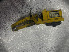Japan Tin Toy Yellow Heavy Machinery Tractor Incomplete As Is