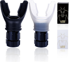 Portable Breathing Trainer with Adjustable Resistance Settings Muscle Trainer Ex