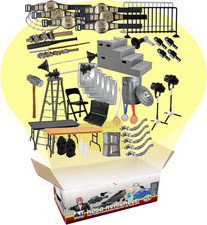 Ultimate Kit di accessori per figure da wrestling 50 pezzi per divertimento epico!