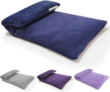Microwavable Heating Pad with Washable Cover 13X7 Inch Flaxseed....