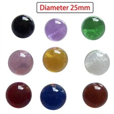 Clear Crystal Ball Colorful Balls Crafts Marbles Sphere Diameter 25mm