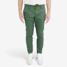 Men's Pants Res Homine Liberty TPA11 With Elastic And Loops Green RH Made In