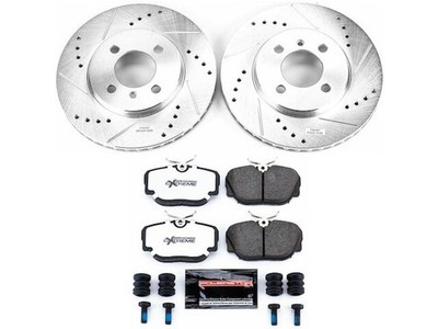 Front Power Stop Brake Pad and Rotor Kit fits BMW 325i 1987-1992 E30 22JTPDFV