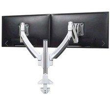 Chief Desk Mount Kontour Articulating Column Dual Monitor Arm Compare Ergotron