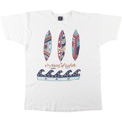 Used 90'S GAP Old Gap Short-Sleeve Printed T-Shirt Made in USA Men's Size M ...