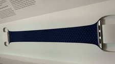 Genuine Apple Watch Band Braided Solo Loop 45mm series 8 Atlantic Blue Size 8