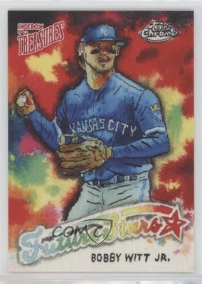 2025 Shoebox Treasures 2023 Topps Chrome Stamp 59/99 Bobby Witt Jr #34 13ql
