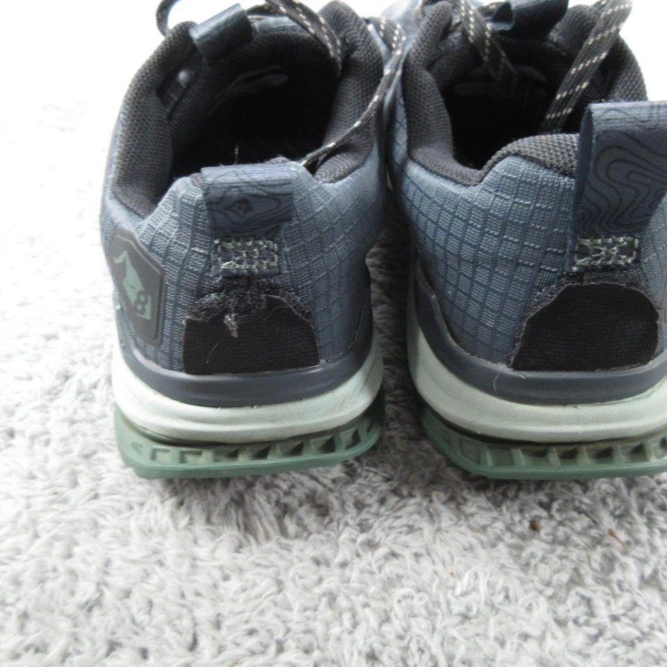 Altra Shoes Womens Size 8 Dark Gray Green Trail Running Lace Up Mesh Lone Peak 8 - Image 3 of 4