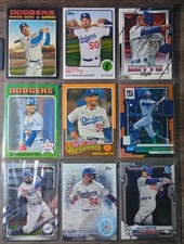Mookie Betts World Champion! 🏆 Lot x9 Baseball Card Binder Page LA Dodgers