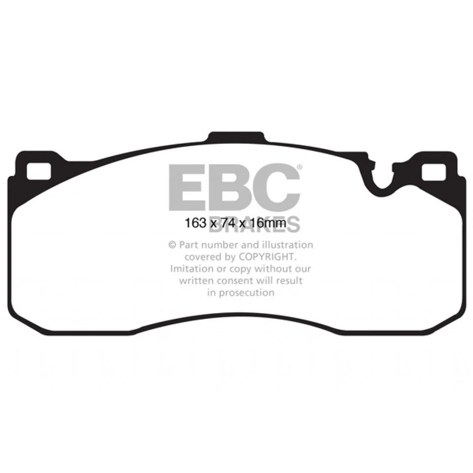 EBC For BMW 135is 2013 Front Brake Pads Bluestuff Twin Turbo 3.0 - Image 2 of 4