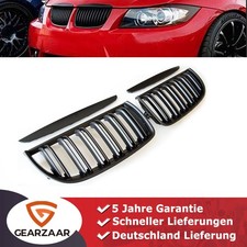 Nieren Grill GLANZ SCHWARZ Einzelsteg Kühlergrill für BMW 3er E90 E91 05-08 DE