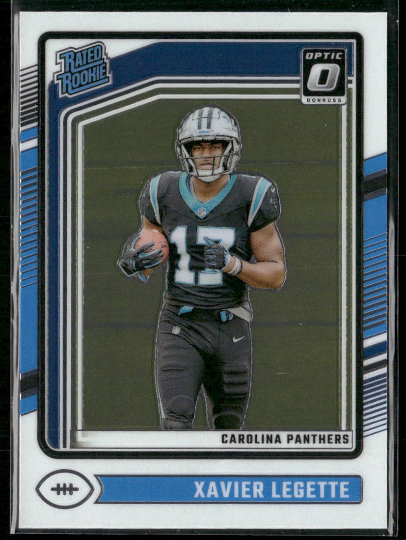2024 Donruss Optic #299 Xavier Legette Rookie Carolina Panthers