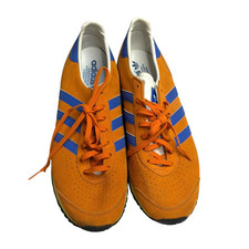 Adidas Marathon 85 Suede Sneaker Shoe Vintage Inspired Orange  Blue Men 10.5 Adidas 85 | eBay main image 3