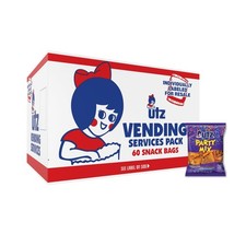 Utz Party Mix 1 Ounce Pack Of 60 Bold Flavor Snack Bags Vending Machine Snacks