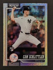 2026 Topps Series 1 #111 CAN SCHLITTER Sandglitter RC New York Yankees