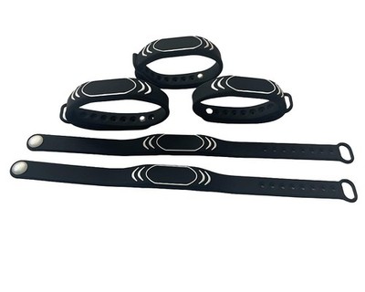 5Pcs NTAG213 NFC Wristband, 13.56MHz RFID Waterproof Access Control Bracelet ...