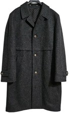 BESTE QUALITAT VTG-70s Men's Natural Wool Gray Tyrolean Loden Bavarian Coat , 50