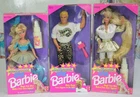 Set VTG 1992 Mattel Barbie Hollywood Hair BARBIE 2308 Skipper 2309 KEN 4829 *NIB