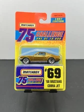 Matchbox 1997 Edition 75 Challenge '68 Mustang Cobra Jet Gold #69