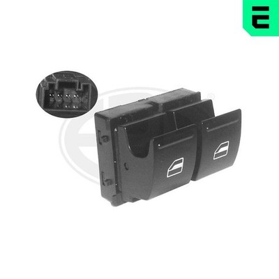 ERA Schalter Fensterheber 662404 für VW SEAT GOLF 3C5 3C2 PASSAT 1K1 1P1 LEON B6