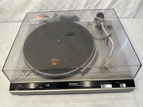 Vintage TECHNICS SL-3200 Direct Drive Automatic Turntable System Works Great