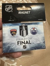 Florida Panthers 2024 Stanley Cup Champs Dueling Msgnet Oilers . 2x3. Magnet   